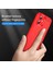 Apple iPhone 12 Mini Telefon Kılıfı Için 1.8mm Karbon Fırçalı Fırçalı Doku Isı Dispidasyon Geri Kılıf Esnek Tpu Kapak 5.4 Inç-Kırmızı (Yurt Dışından) 3