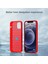 Apple iPhone 12 Mini Telefon Kılıfı Için 1.8mm Karbon Fırçalı Fırçalı Doku Isı Dispidasyon Geri Kılıf Esnek Tpu Kapak 5.4 Inç-Kırmızı (Yurt Dışından) 4