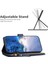 Apple iPhone 12/12 Pro Için Pro -Clatch Anti Deri Kılıf Fermuarı Cep Stand Telefon Cüzdan Kapağı - Mavi (Yurt Dışından) 2