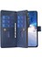 Apple iPhone 12/12 Pro Için Pro -Clatch Anti Deri Kılıf Fermuarı Cep Stand Telefon Cüzdan Kapağı - Mavi (Yurt Dışından) 4