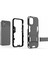 Apple iPhone 12 Mini-Black Için Kickstand Telefon Kabuğu ile Plastik+Tpu Hibrid Kasa (Yurt Dışından) 4
