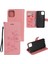 Apple iPhone 12 Mini-Pink Için Kelebek Çiçek Cüzdan Deri Koruyucu Kılıf (Yurt Dışından) 1