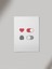 Heart Brain Ahşap Poster Tablo 1