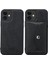 Söndürülebilir Manyetik Emilim Cüzdanı Deri Cilt Tpu Apple iPhone 12 Mini 5.4 Inç-Black Için Geri Kılıf (Yurt Dışından) 1