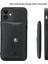Söndürülebilir Manyetik Emilim Cüzdanı Deri Cilt Tpu Apple iPhone 12 Mini 5.4 Inç-Black Için Geri Kılıf (Yurt Dışından) 2