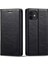 Apple iPhone 12 Mini Telefon Kılıfı Için Manyetik Otomatik Kapanış 5.4 Inç Şok Geçirmez Rfıd Engelleme Pu Deri Cep Telefon Cüzdan Stand Kapak Black (Yurt Dışından) 1
