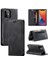 Rfıd Koruma Retro Mat Cüzdan Deri Kabuğu Apple iPhone 12 Mini 5.4 Inç-Black (Yurt Dışından) 1