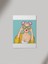 Rozet Kitty Girl Ahşap Poster Tablo 1