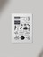 Black Doodle Ahşap Poster Tablo 1