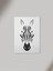 Zebra Desen Ahşap Poster Tablo 1