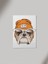 Cool Dog Ahşap Poster Tablo 1