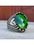 Yeşil Taşlı Erkek Yüzük 3