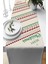 Çift Tarafı 3D Dijital Baskılı 4'lü Yastık Kılıfı Kırlent Kılıfı ve Amerikan Servis Runner Set 4