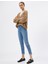 Yüksek Bel Kot Pantolon Hafif Daralan Paça - Eve Slim Jeans 2