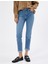 Yüksek Bel Kot Pantolon Hafif Daralan Paça - Eve Slim Jeans 3