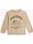 Sweatshirt Kaplan Baskılı Uzun Kollu Bisiklet Yaka Şardonlu 1