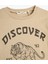 Sweatshirt Kaplan Baskılı Uzun Kollu Bisiklet Yaka Şardonlu 3