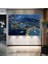 Türkiye Gece Uzaydan Görünüm Night View Şehir Işıkları Kanvas Tablo ART044 1