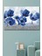 Fleurs Bleues Dekoratif Kanvas Tablo ART0022 1
