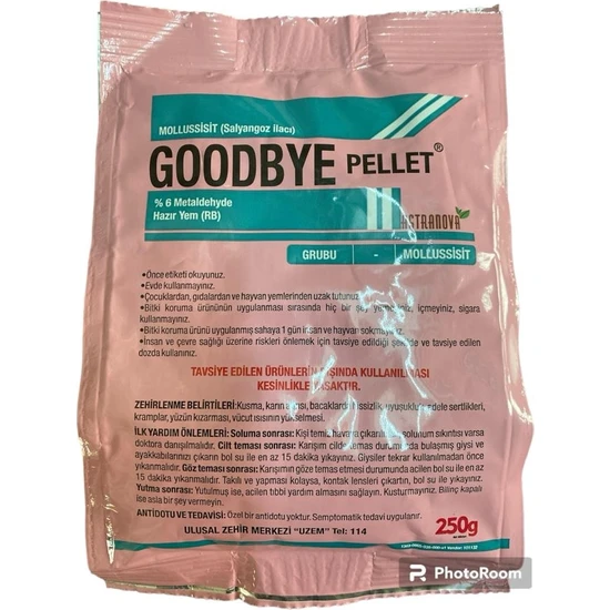 Astranova Goodbye Pellet Salyangoz Ilac 250 gr