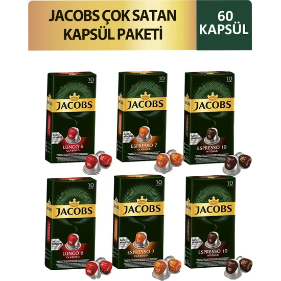 Jacobs  Jacops Kapsül Tanışma Paketi 60 Kapsül