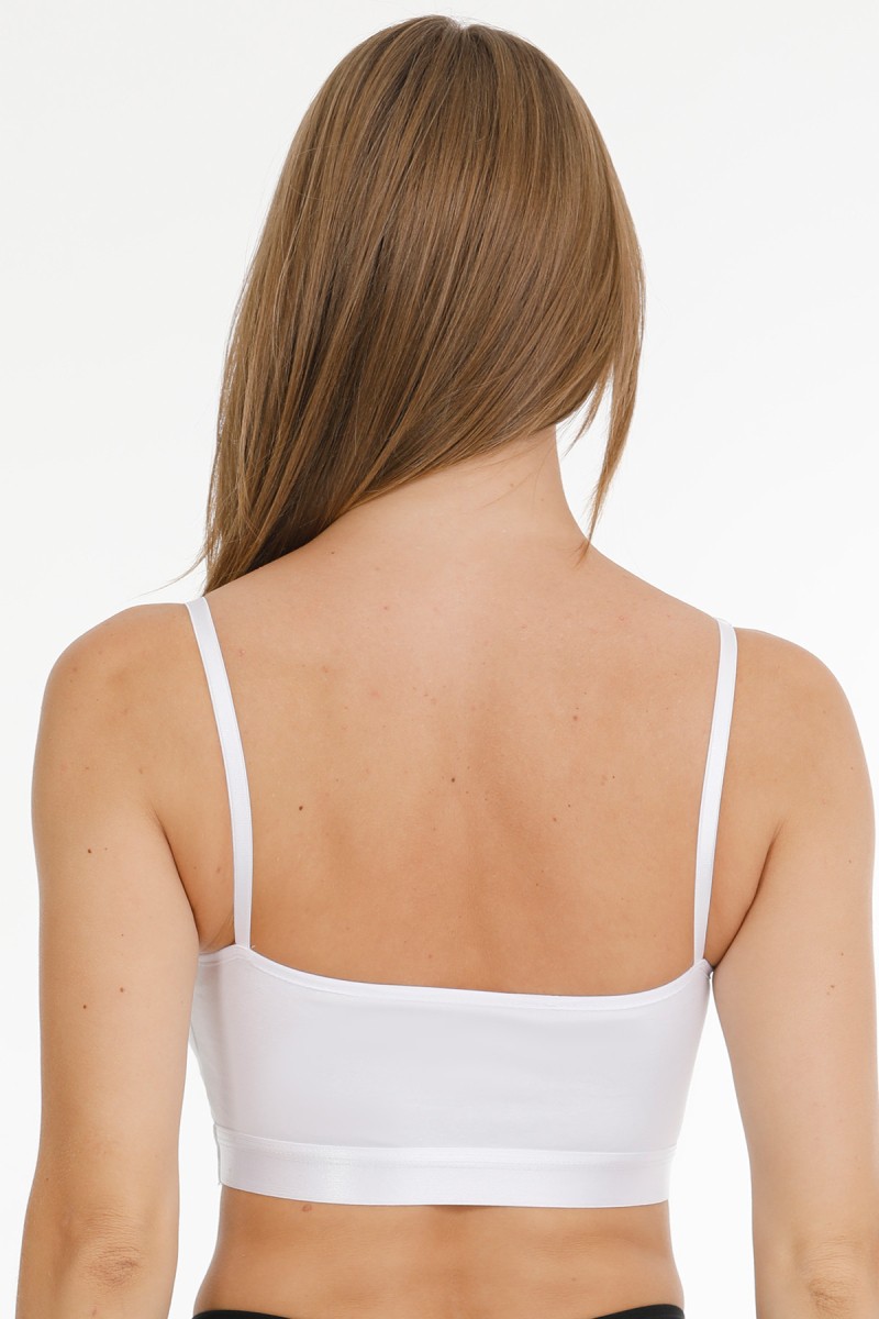 Parlingerie Emzirme Yarım Atlet Büstiyer Beyaz görsel 4