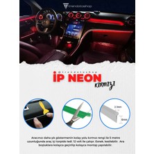 C9 Araç Içi Neon Ledi Torpido Ledi 5 Metre İp Neon