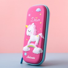 Luoxinguo Normal Model Kalem Kutusu Kawaii Kırtasiye Uzay Kalem Kutusu Unicorn Estuches Escolares 3D Kalem Kutusu Okul Malzemeleri Kalemlik Kalem Kutuları (Yurt Dışından)