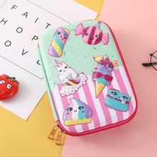 Luoxinguo Kalem Kutusu Unicorn Kalem Kutusu Kawaii Kalem Kutusu Büyük Kırtasiye 3D Kalem Kutusu Çocuklar Için Ofis Trousse Scolaire Sevimli Okul Kalem Kutuları (Yurt Dışından)