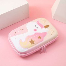 Luoxinguo Kalem Kutusu Unicorn Kalem Kutusu Kawaii Kalem Kutusu Büyük Kırtasiye 3D Kalem Kutusu Çocuklar Için Ofis Trousse Scolaire Sevimli Okul Kalem Kutuları (Yurt Dışından)