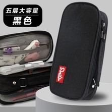 Luoxinguo Stil 4 Çift Fermuarlı Kalem Kutusu Okul Malzemeleri Kalem Kutusu Büyük Kapasiteli Kalem Kutusu Trousse Scolaire Kore Kırtasiye Kalem Kutusu (Yurt Dışından)