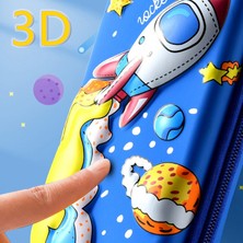 Luoxinguo Astronot 3D Eva Büyük Kapasiteli Kalem Kutusu Kalemlik Sevimli Karikatür Kalem Çantası Kız Erkek Çocuklar Için Okul Kırtasiye Kalem Kutusu Kalem Kutusu (Yurt Dışından)
