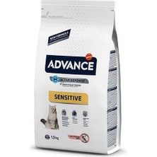 Advance Sensitive Somonlu Hassas Yetişkin Kedi Maması 1.5 kg
