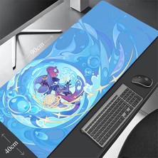 Luoxinguo WA00317 (4) 900X400X3MM Genshin Etki Fare Altlığı Oyun Mousepadleri 400X900 Büyük Mousepad Anime Kauçuk Büyük Masa Mat Şirket Dizüstü Bilgisayar Masası Pedi Hediye Için (Yurt Dışından)