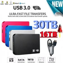 Luoxinguo 6 Tb Gümüş Taşınabilir 128 Tb Yüksek Hızlı Harici Sabit Sürücü 4 Tb 8 Tb 64 Tb SSD Çıkarılabilir Depolama Aygıtı Dizüstü Bilgisayar Mikro Bilgisayarları Için Sabit Disk (Yurt Dışından)