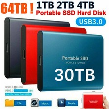 Luoxinguo 30 Tb Mavi 2023 Taşınabilir Disko Duro Externo USB 3.1 Tip-C M.2 SSD Harici Sabit Disk 500 GB 1 Tb 2 Tb Flash Sürücü 8 Tb Dizüstü Bilgisayarlar Için Sabit Diskler (Yurt Dışından)