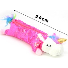 Luoxinguo Maymunlar Payet Kalem Kutusu Crayon Licorne Astucci Estuches Lapices Peluş Kız Unicorn Etui Pennen Kawaii Okul Malzemeleri Kalem Kutusu (Yurt Dışından)