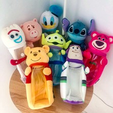 Luoxinguo Ham Domuz Disney Peluş Kalem Kutusu Kalemlik Popüler Kız Erkek Dikiş Şeffaf Saklama Çantası Hediye Okul Ofis Kırtasiye Kawaii Kalem Çantası (Yurt Dışından)