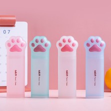 Luoxinguo Pembe Sevimli Kedi Paw Kalem Kutusu Saklama Kutusu Güzel Pembe Karikatür Kalem Kutusu Okul Kız Için Kawaii Kırtasiye Hediye Kese Silgi Tutucu (Yurt Dışından)