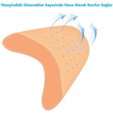 Ayak Parmak Gömleği Tüm Parmakları Kapatan Beyaz Renk Parmak Koruyucu Vurma Önleyici