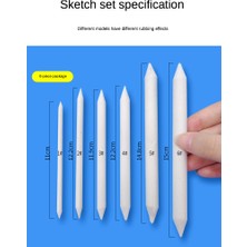 3 Adet 3/6 Adet/takım Sketcking Aracı Pirinç Kağıdı Kalem Sanatçı Malzemeleri Harmanlayan Leke Güdük Sopa Tortillon Kroki Sanat Beyaz Çizim Kömür (Yurt Dışından)