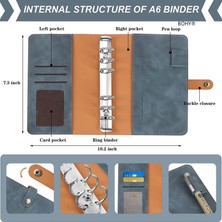 3 Çıkartma A6 A6 Bağlayıcı Classeur Bütçe Pu Deri Planlayıcısı Cepler Nakit Zarf Organizatör Sistemi Temizle Fermuar Gider Sayfaları Dizüstü Bilgisayar Accesso (Yurt Dışından)