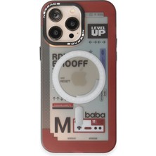 Newface Apple iPhone 14 Pro Max Kılıf Venüs Magneticsafe Desenli Kapak - Venüs - 11