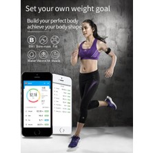 Akıllı Bluetooth Home Electronic Body Fat Scale App (Yurt Dışından)