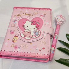 Kuromi Sanrio Pu Defter Seti Kawaii Kuromi Cinnamoroll My Melody Karikatür Günlük Haftalık Planlayıcı Gündem Kırtasiye Ofis Okul Malzemeleri (Yurt Dışından)