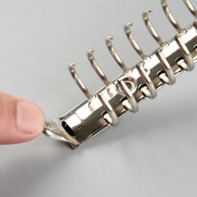 A5-6 Halkalar A4/b5/a5/a6/a7 Metal Spiral Halkalar Dosya Gevşek Yapraklı Klasör Klip Dıy Albümü Günlüğü Karalama Defteri Bağlayıcı Dizüstü Aksesuar Kırtasiye (Yurt Dışından)