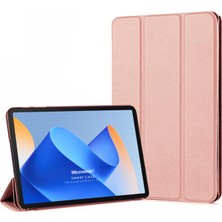 Microsonic Huawei Matepad 11.5 Kılıf Slim Translucent Back Smart Cover Rose Gold