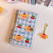 Pudding Köpek Kawaii Ayı Tavşan Spiral Ciltli Defter Izgara Yatay Çizgiler Iç Çekirdek Estetik Gündem Planlayıcısı Organizatör Not Defteri Dergiler (Yurt Dışından)