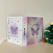 Set B1 Mınkys Sıcak Kelebek Kawaii A5 Kpop Fotocard Bağlayıcı Fotoğraf Kartları Kitap Depolama Albümü Ciltli Defter Kore Kırtasiye Toplayın (Yurt Dışından)