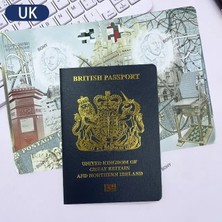 Uk2 Renkli 9X12.5 Filme Simülasyon Pasaportlar Mini Cep Not Defteri Hattı Dizüstü Sahne Kawaii 32 Ülke Yaratıcı Hediye Dergisi Kore Kırtasiye (Yurt Dışından)